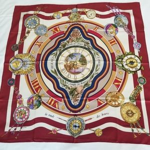 Hermes 90 cm silk scarf